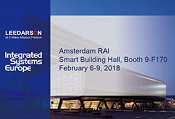 Welcome To Visit Us at Booth 9-F170 at Integrated Systems Europe 2018 in Amsterdam
