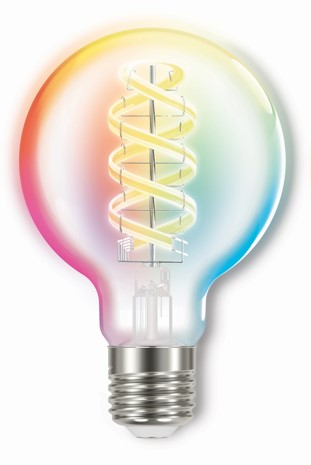 Smart Bulb G25 60W Filament RGBTW