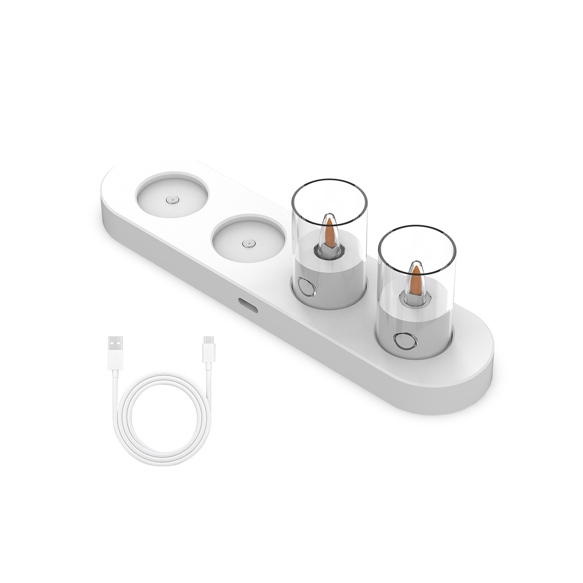 4 Bulbs Rechargeable Cordless Table Lamp