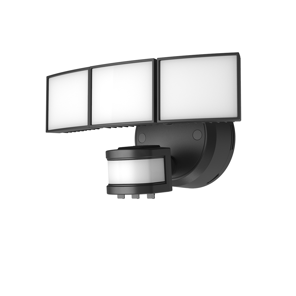 Hardwired Powered 3-Head Security Light